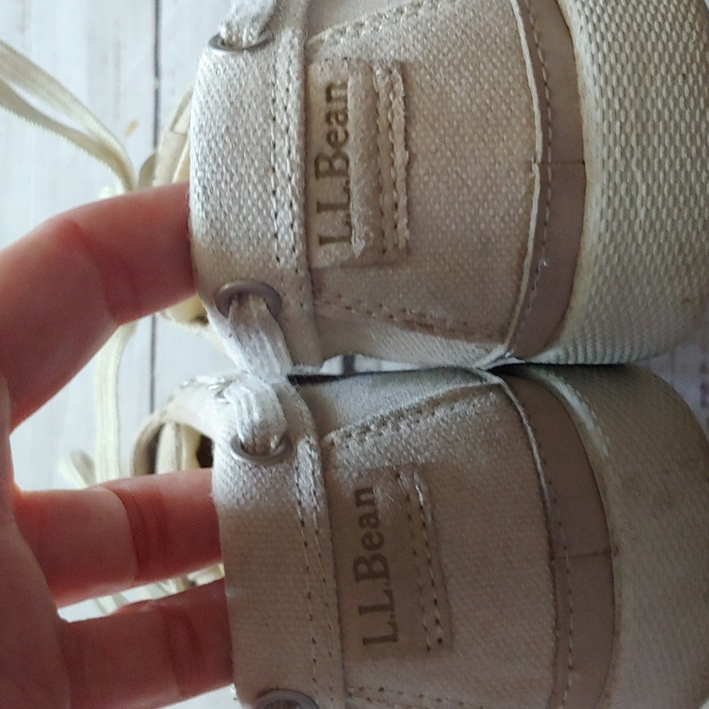 L.L. BEAN CANVAS DECK SHOES - Picture 7 of 9